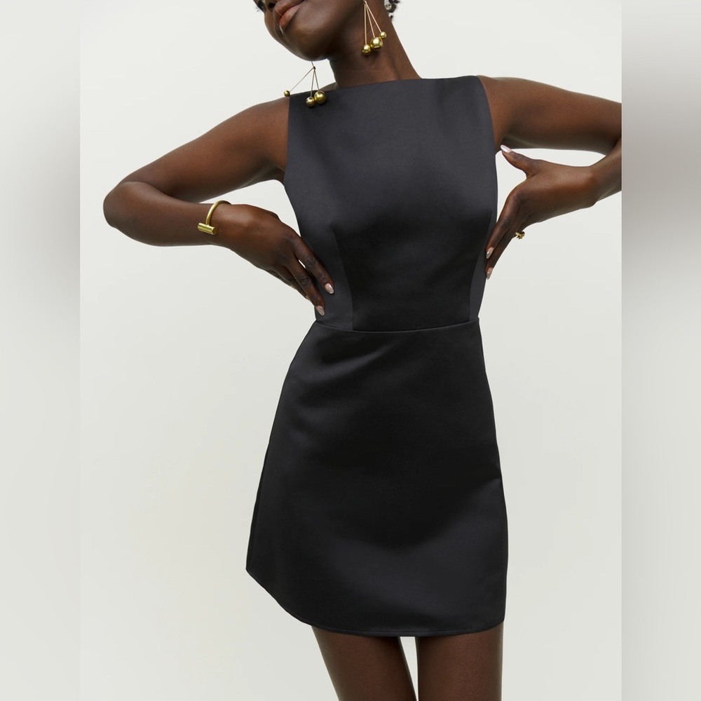 Reformation Zenni Dress in Black